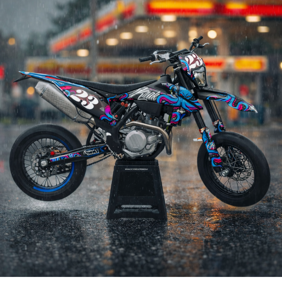 Grafiche PERSONALIZZATE per moto 100%