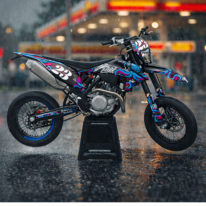 Grafiche PERSONALIZZATE per moto 100%