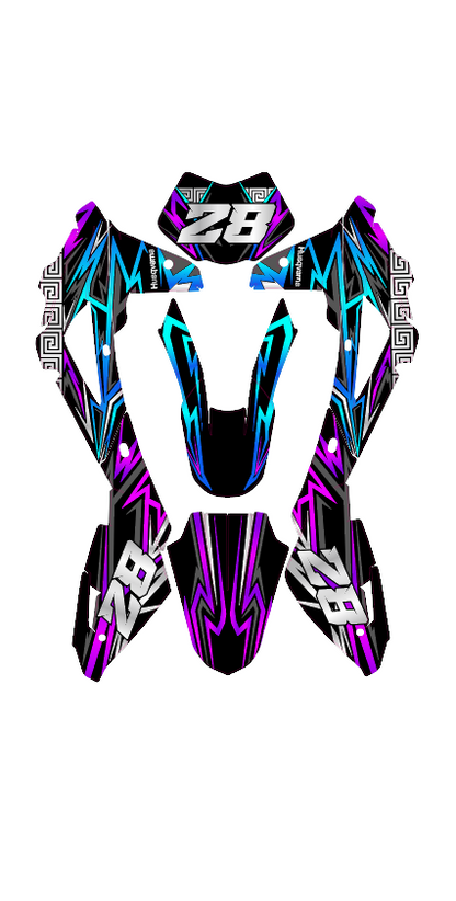 Grafiche PERSONALIZZATE per moto 100%